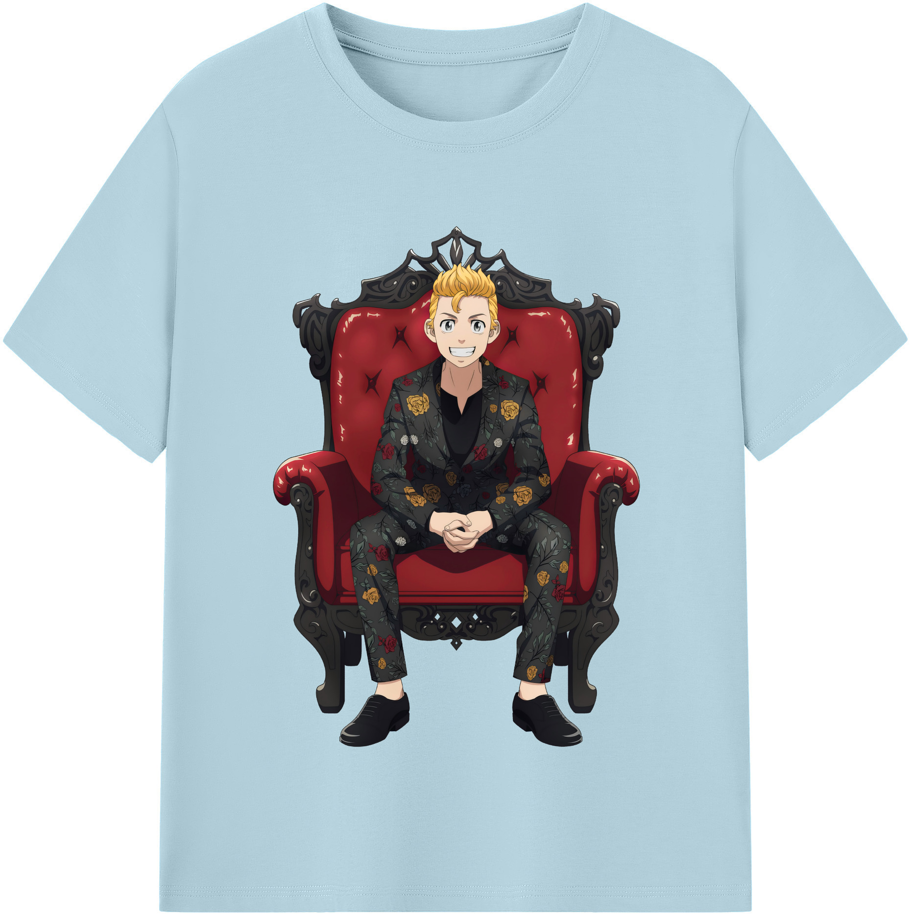 （画像用） 東京リベンジャーズ Tokyo Revengers 綿100％半袖Tシャツ（フロントプリント）